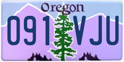 OR license plate 091VJU