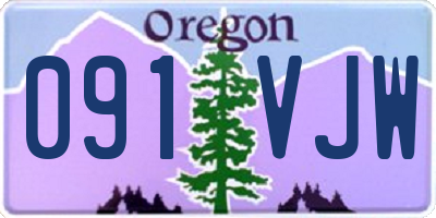 OR license plate 091VJW