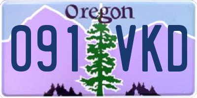 OR license plate 091VKD