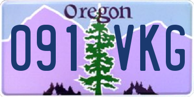 OR license plate 091VKG