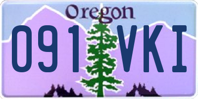 OR license plate 091VKI