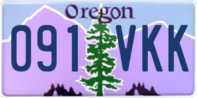 OR license plate 091VKK