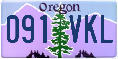 OR license plate 091VKL