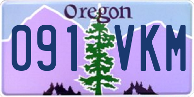 OR license plate 091VKM