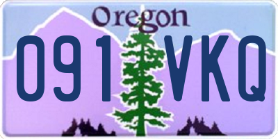 OR license plate 091VKQ