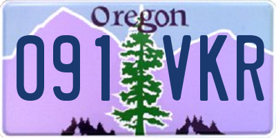 OR license plate 091VKR