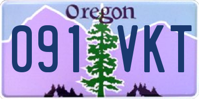 OR license plate 091VKT
