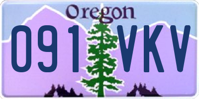 OR license plate 091VKV