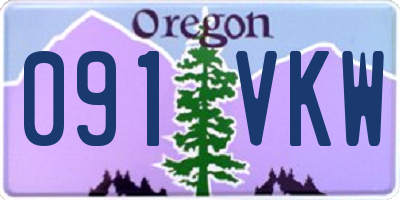 OR license plate 091VKW