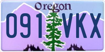 OR license plate 091VKX