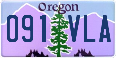 OR license plate 091VLA