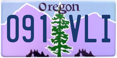 OR license plate 091VLI