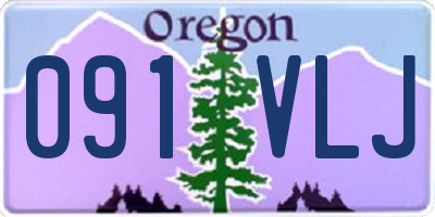 OR license plate 091VLJ