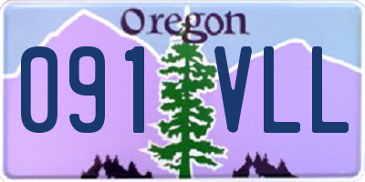 OR license plate 091VLL