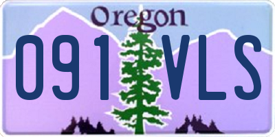 OR license plate 091VLS