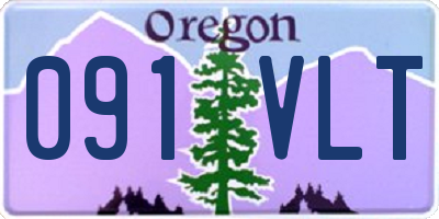 OR license plate 091VLT