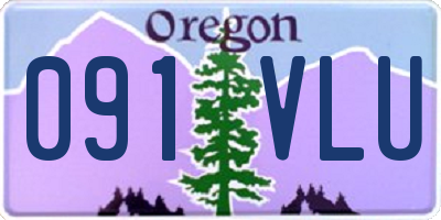 OR license plate 091VLU