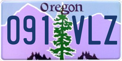 OR license plate 091VLZ