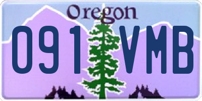 OR license plate 091VMB