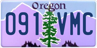 OR license plate 091VMC