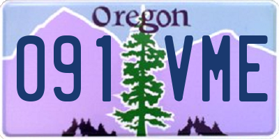 OR license plate 091VME