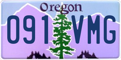 OR license plate 091VMG