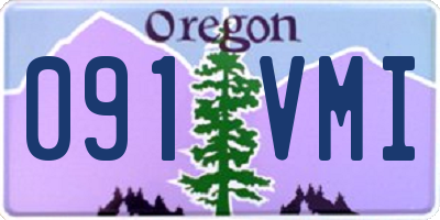 OR license plate 091VMI