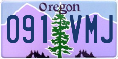 OR license plate 091VMJ