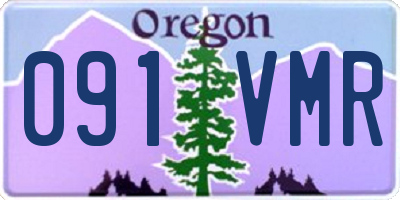OR license plate 091VMR