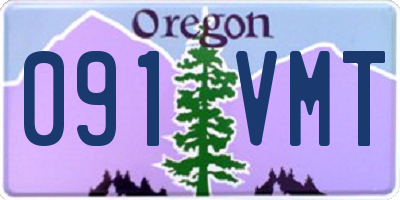 OR license plate 091VMT