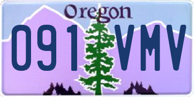 OR license plate 091VMV