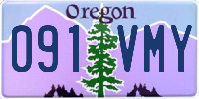 OR license plate 091VMY