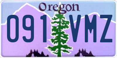 OR license plate 091VMZ