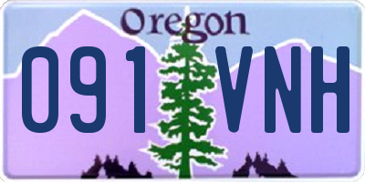 OR license plate 091VNH