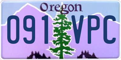 OR license plate 091VPC