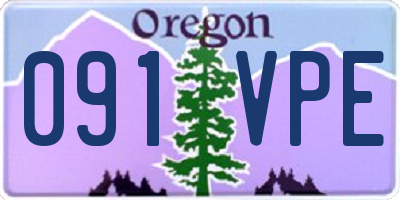 OR license plate 091VPE