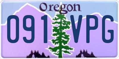 OR license plate 091VPG