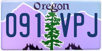 OR license plate 091VPJ