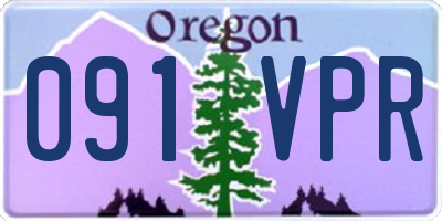 OR license plate 091VPR