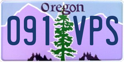 OR license plate 091VPS