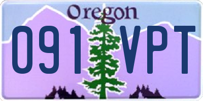 OR license plate 091VPT
