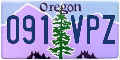 OR license plate 091VPZ