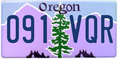 OR license plate 091VQR