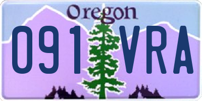 OR license plate 091VRA
