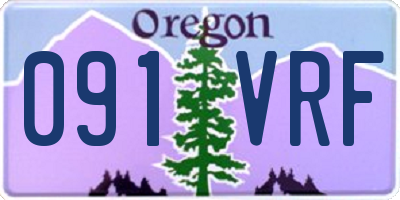 OR license plate 091VRF