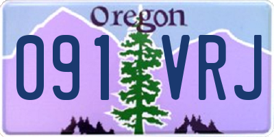 OR license plate 091VRJ