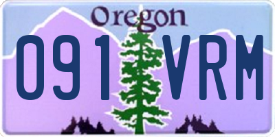 OR license plate 091VRM