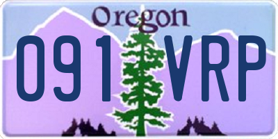 OR license plate 091VRP