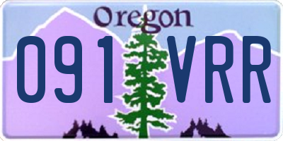 OR license plate 091VRR