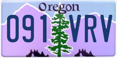 OR license plate 091VRV